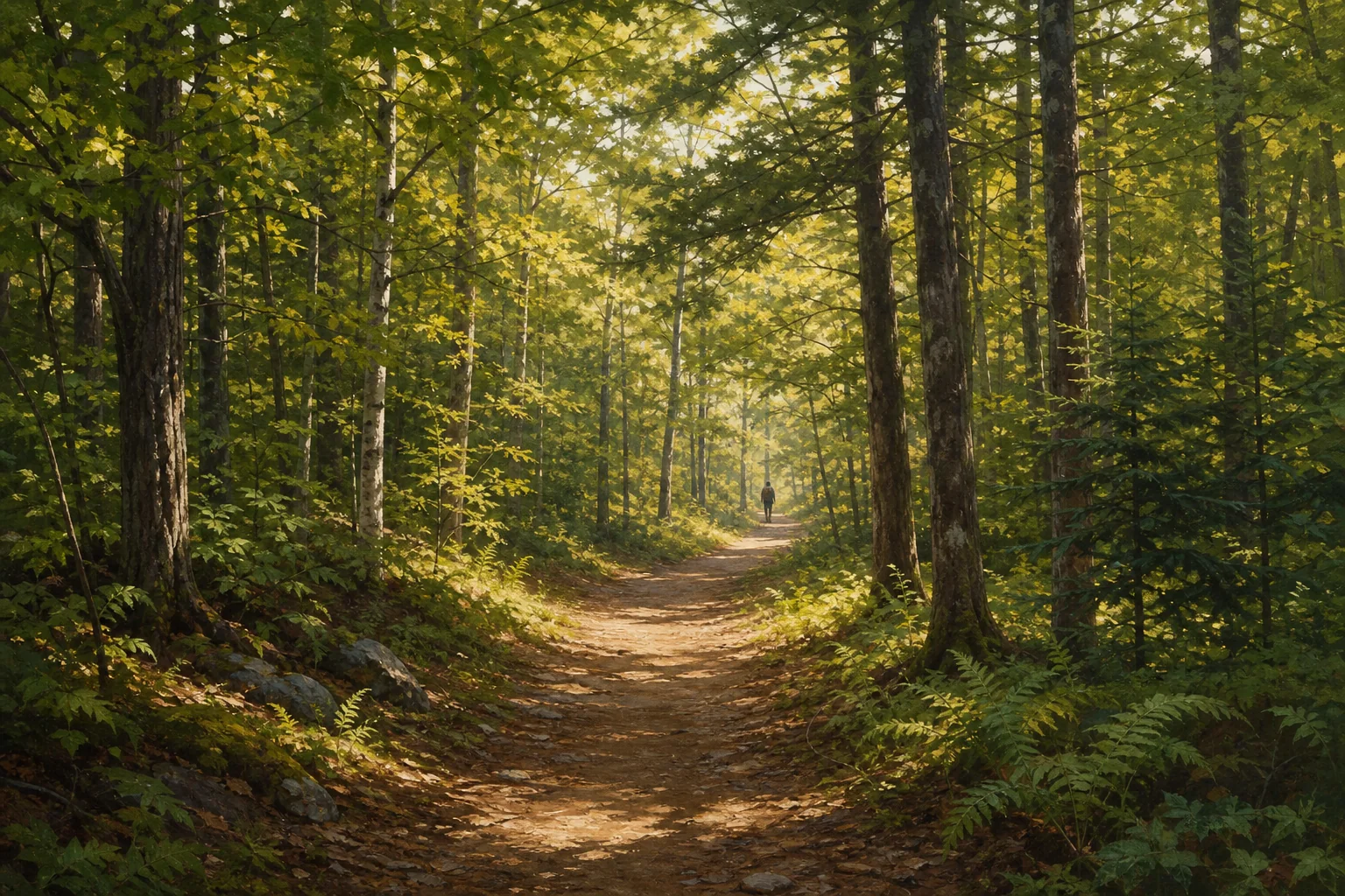 Scenic illustration for Larose Forest